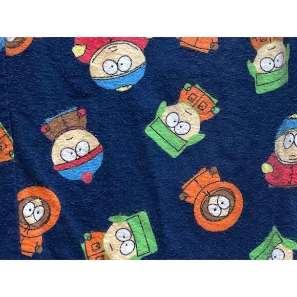 VTG Y2K 2005 South Park Comedy Central Men's XL Cotton Flannel Pajama Pants XL - Picture 5 of 11